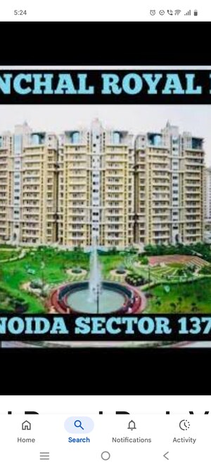 4 BHK Penthouse – Exterior View View at Purvanchal Royal Park, Sector 137 - for Rent