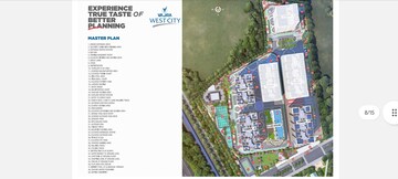 Master Plan in 3 BHK Apartment at Vajra West City, Osman Nagar – for Sale