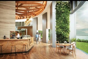 Staircase in 4 BHK Apartment at Lodha World Crest, Worli – for Sale