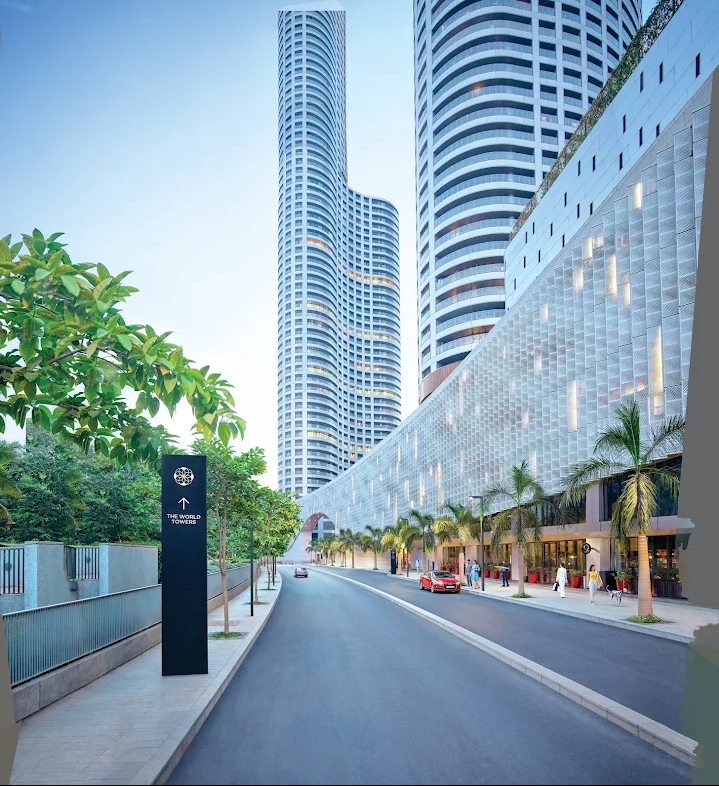 4 BHK + Servant Room 2619 Sq.Ft. Apartment in Lodha World Crest