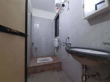 Bathroom in 2 BHK Apartment at Patrachawl Mhada, Goregaon West – for Rent
