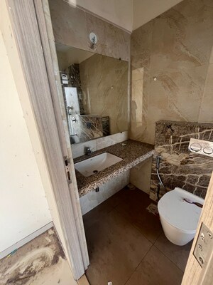 Attached Bathroom in 2 BHK Apartment at Wadhwa Atmosphere O2, Mulund West – for Rent