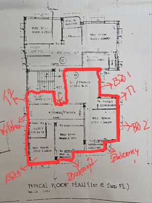 3 BHK Apartment – Map Location View at Garia - for Sale