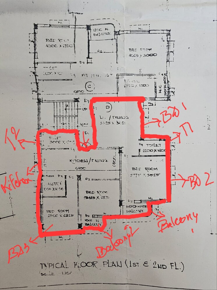 Map Location, garia 3 Bedroom 1200 Sq.Ft. Apartment In Garia Kolkata 9616427