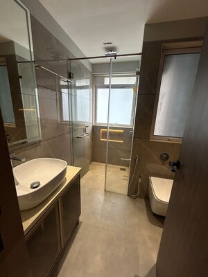 Bathroom in 2.5 BHK Apartment at Rainbow CHS Goregaon West, Goregaon West – for Rent