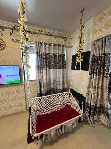 Living Room in 1.5 BHK Apartment at Lodha Palava Downtown, Dombivli East – for Rent