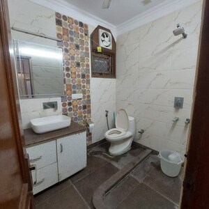 Bathroom in 3 BHK Independent House at Lajpat Nagar – for Rent