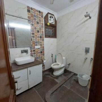 Bathroom in 3 BHK Independent House at Lajpat Nagar – for Rent