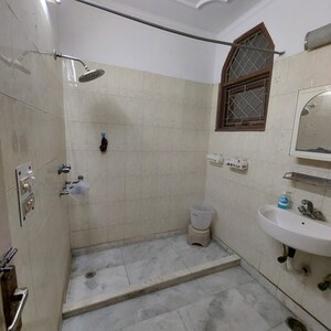 Bathroom in 3 BHK Independent House at Lajpat Nagar – for Rent