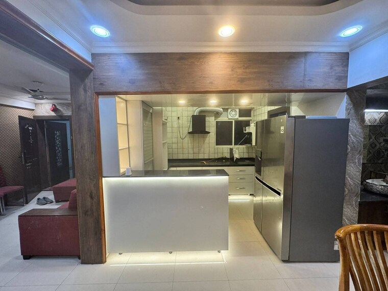 Living Room, kolte-patil-dew-drops 2 Bedroom 1000 Sq.Ft. Apartment In Vishrantwadi Pune 9616646