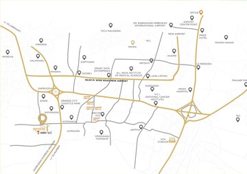  Land – Map Location View at Samruddhi Mahamarg - for Sale