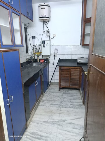 Kitchen in 3 BHK Builder Floor at Sarvapriya Vihar – for Rent