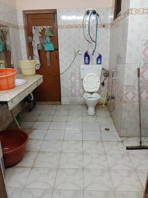 Bathroom in 3 BHK Independent House at RWA Apartments Sector 41, Sector 41 – for Rent