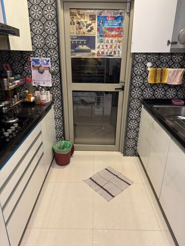 Kitchen in 3 BHK Apartment at Lodha Azzuro, Parel – for Rent