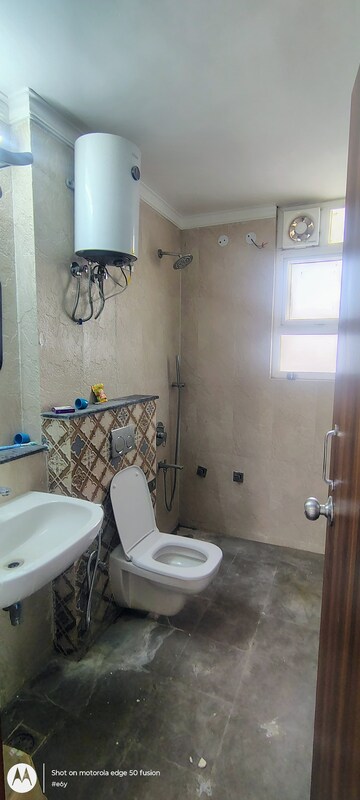 Bathroom in 4 BHK Apartment at Millenium Bajrang Society, Sector 43 – for Rent