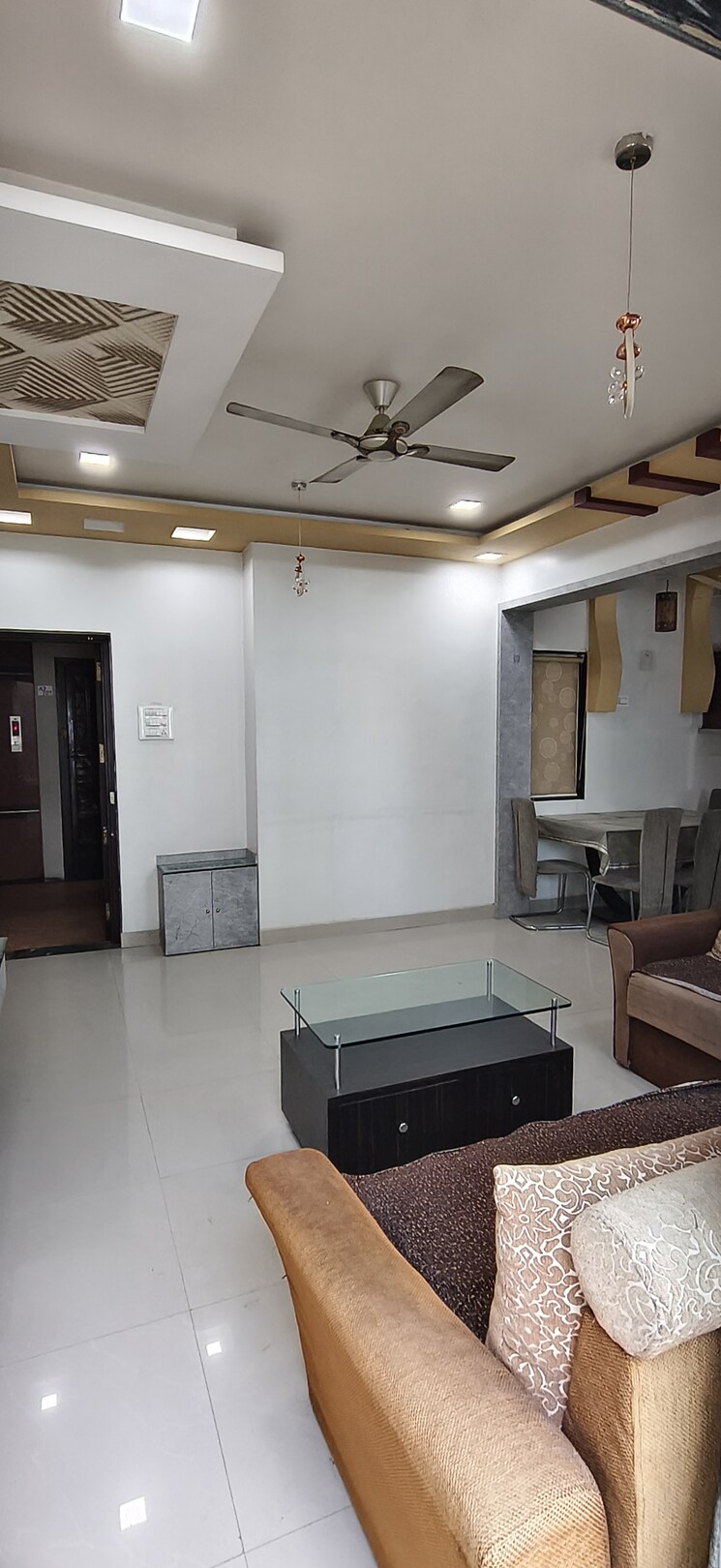 Living Room, kumar-primavera 2 Bedroom 823 Sq.Ft. Apartment In Wadgaon Sheri Pune 9616832