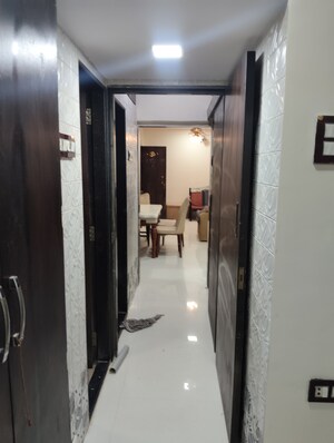 Building Lobby in 1.5 BHK Apartment at Mantri Park, Goregaon East – for Rent