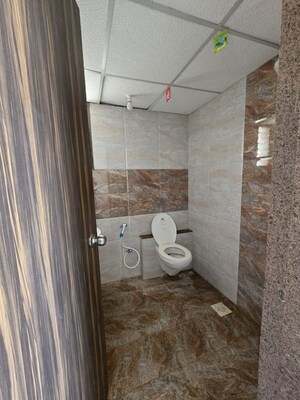 Bathroom in 3 BHK Apartment at Harni – for Rent