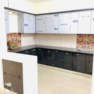 Kitchen in 3 BHK Apartment at Ushay Towers, New Tara Nagar – for Rent