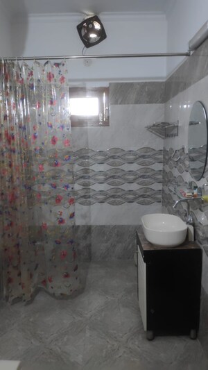 Bathroom in 3 BHK Apartment at Aerotown Hridayam, Gmada Aerocity – for Rent