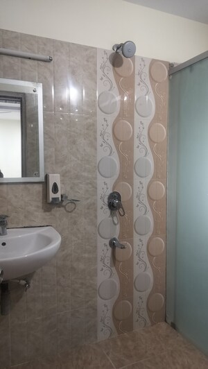 Bathroom in 3 BHK Apartment at Banjara Hills – for Rent