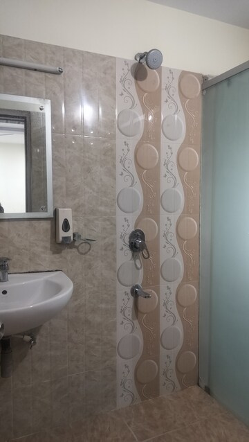 Bathroom in 3 BHK Apartment at Banjara Hills – for Rent