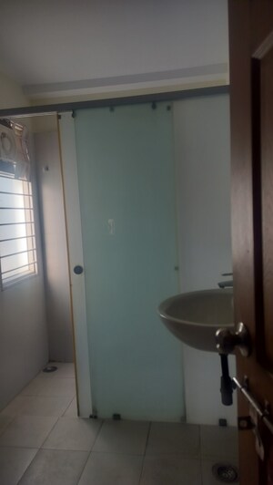 Bathroom in 3 BHK Apartment at Banjara Hills – for Rent