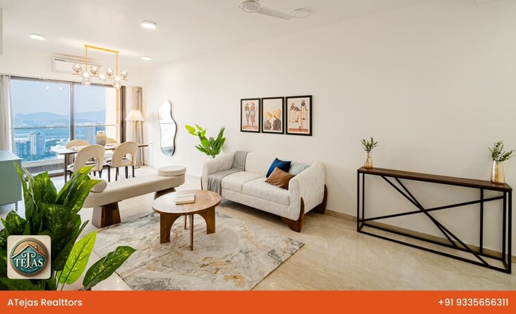 Living Room, kanakia-silicon-valley 6 Bedroom 2090 Sq.Ft. Apartment In Powai Mumbai 9617017