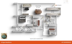 Floor Plan in 6 BHK Apartment at Kanakia Silicon Valley, Powai – for Sale