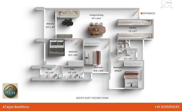 Floor Plan, kanakia-silicon-valley 6 Bedroom 2090 Sq.Ft. Apartment In Powai Mumbai 9617017