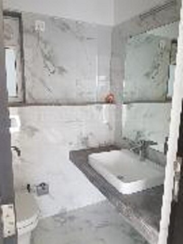 Bathroom in 3 BHK Apartment at Raheja Ridgewood, Goregaon East – for Rent