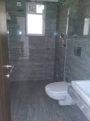 Bathroom in 3 BHK Apartment at Raheja Ridgewood, Goregaon East – for Rent