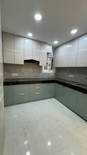 Kitchen in 3 BHK Apartment at Chattarpur – for Rent