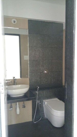 Bathroom in 1 BHK Apartment at Aspen Park, Goregaon East – for Rent