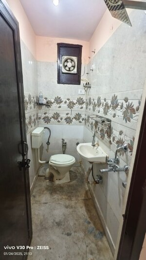 Bathroom in 2 BHK Builder Floor at Shakarpur – for Sale