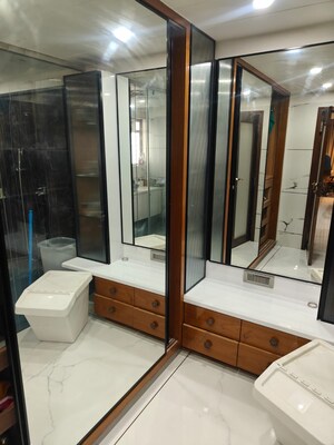 Attached Bathroom in 4 BHK Apartment at Ambawadi – for Rent