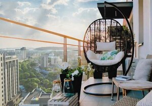 Balcony in 2 BHK Apartment at Dem Icon, Charkop Sector 2 – for Sale