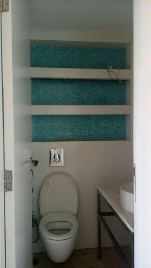 Bathroom in 3 BHK Apartment at Lodha Fiorenza, Goregaon East – for Rent