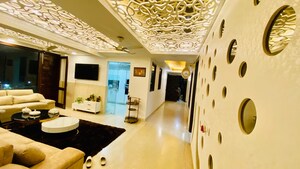 Living Room in 4 BHK Builder Floor at S 27 Luxury Homes, Greater Kailash I – for Sale