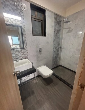 Attached Bathroom in 2 BHK Apartment at Rajesh Raj Infinia, Malad West – for Rent