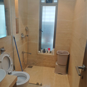 Bathroom in 2 BHK Apartment at Kalindi Goregaon, Goregaon West – for Rent