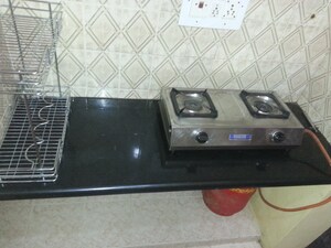 Kitchen in 1 BHK Independent House at Ganga Nagar – for Rent