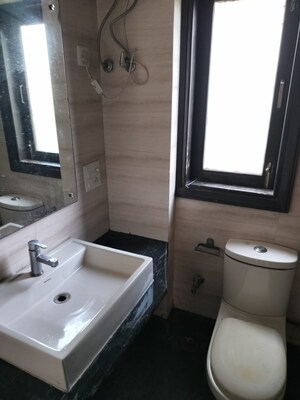 Bathroom in 3 BHK Builder Floor at Shivalik Colony – for Rent