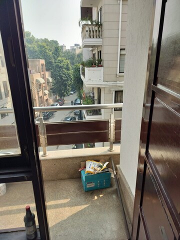 Balcony in 3 BHK Builder Floor at Shivalik Colony – for Rent