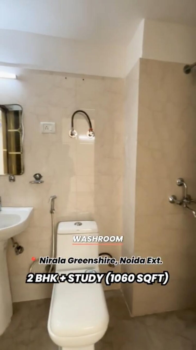Bathroom, nirala-greenshire 2 Bedroom 1060 Sq.Ft. Apartment In Sector 2 Greater Noida Greater Noida 9617434