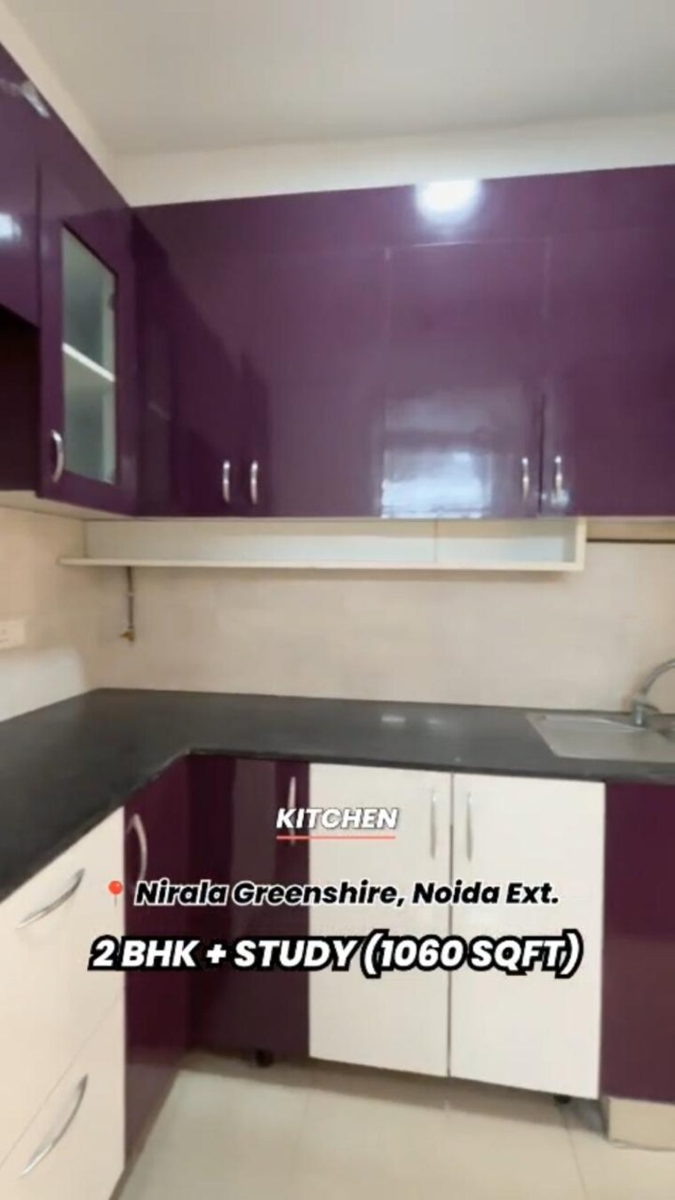 Kitchen, nirala-greenshire 2 Bedroom 1060 Sq.Ft. Apartment In Sector 2 Greater Noida Greater Noida 9617434