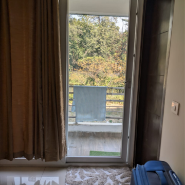 Balcony in 2 BHK Apartment at Park Avenue, Mussoorie Road – for Rent