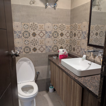 Bathroom in 2 BHK Apartment at Park Avenue, Mussoorie Road – for Rent