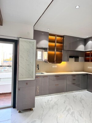 Kitchen in 3 BHK Apartment at Golden Gate Golden Habitat, Madhapur – for Rent