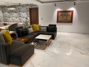 Living Room in 4 BHK Builder Floor at Ansal Plaza Sector-23, Sector 23 – for Rent